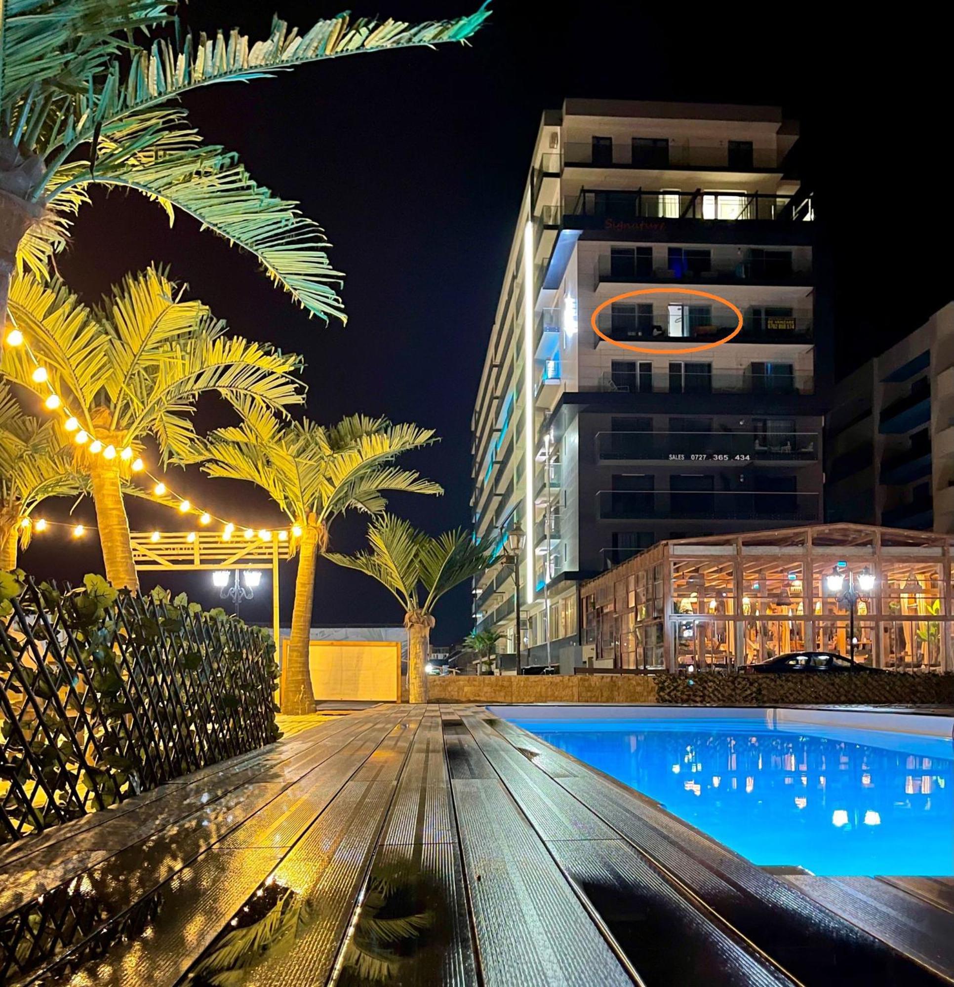 Promenada Sea View Lejlighed Năvodari Eksteriør billede